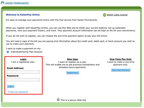 kindercare online payment|kaiser permanente pay online.